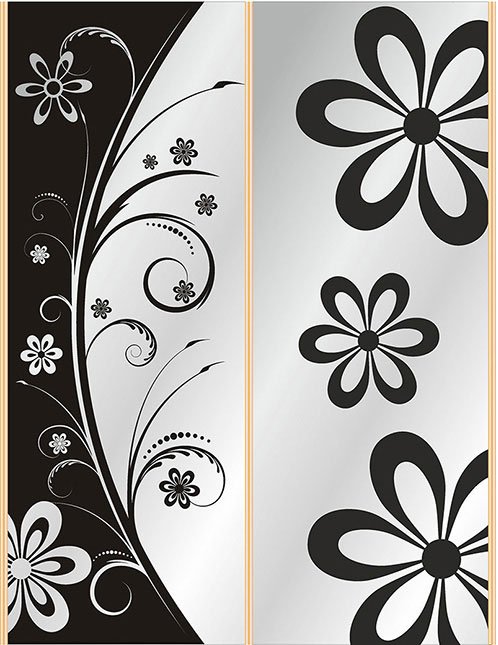 Трафарет для шкафа