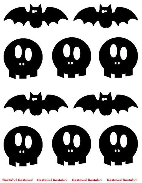 Трафарет на Хэллоуин для вырезания