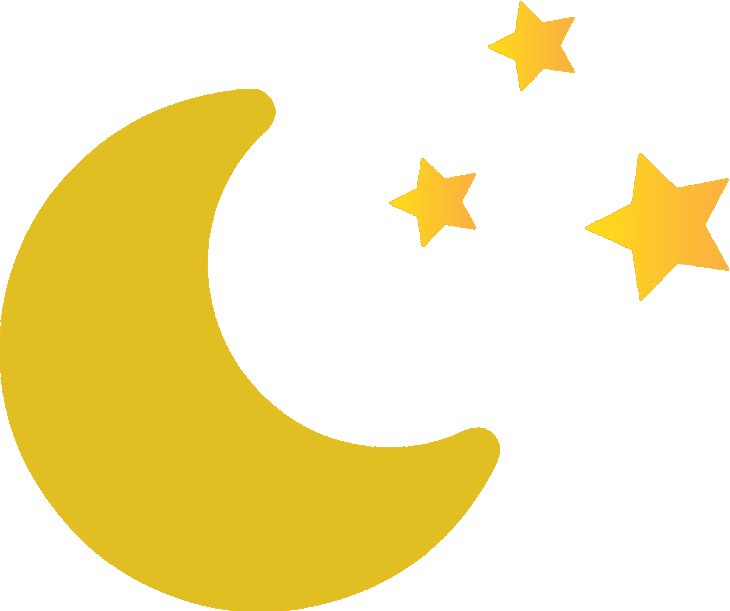 Месяц трафарет