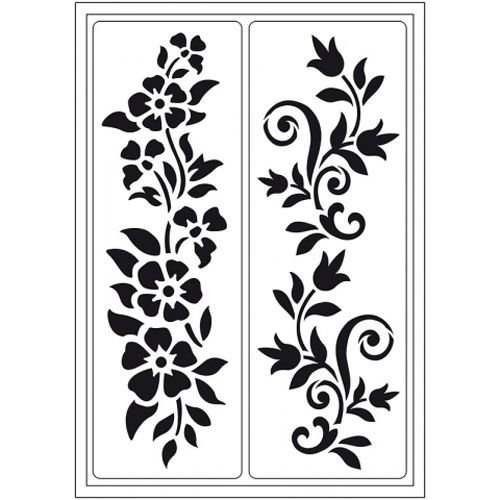 Трафареты для декора дверей