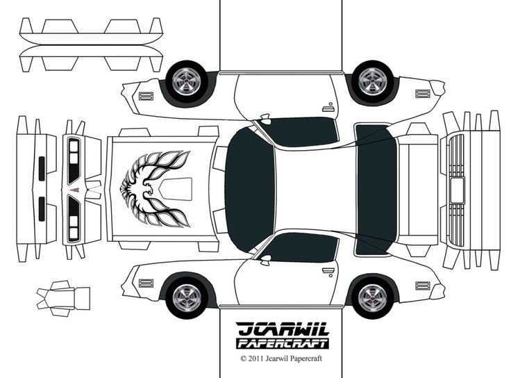 Бумажные машины JCARWIL Papercraft
