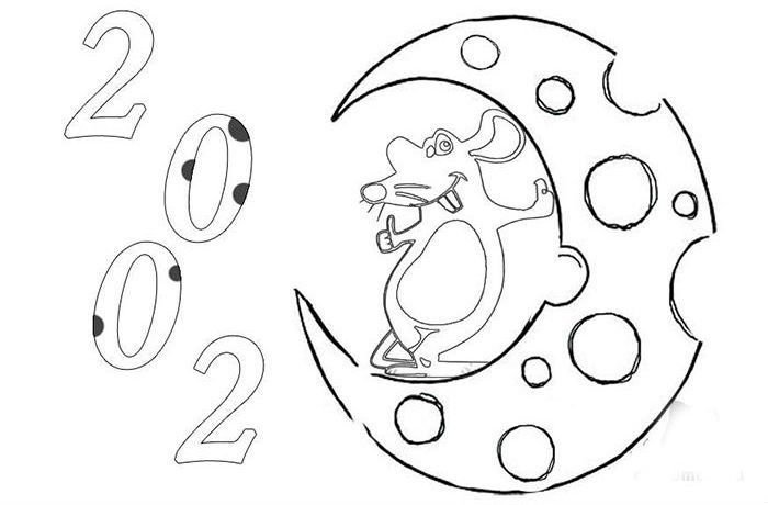 Трафареты на окна цифры