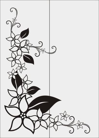Красивые трафареты на шкаф