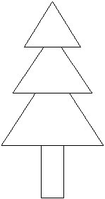Елка из треугольников