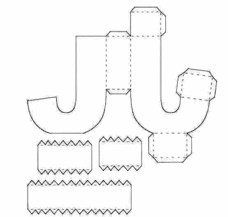 Развертка букв