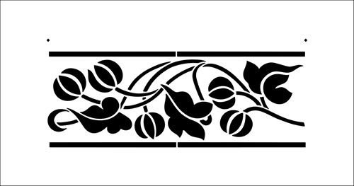 Узор бордюр для трафарета