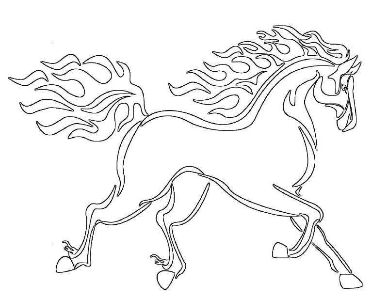 Вытынанки лошадь