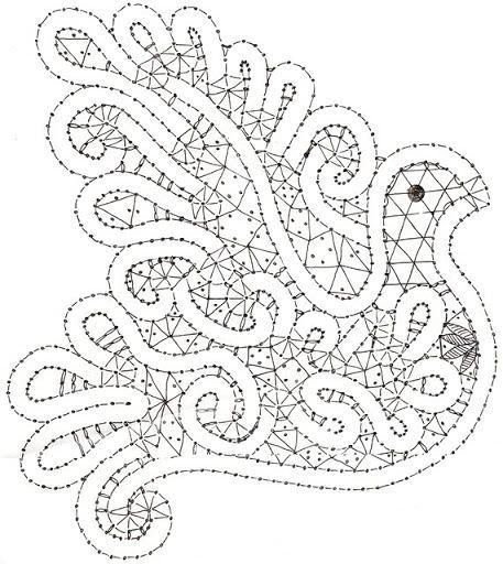 Вологодское кружево сколок