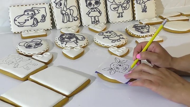 Рисование на пряниках