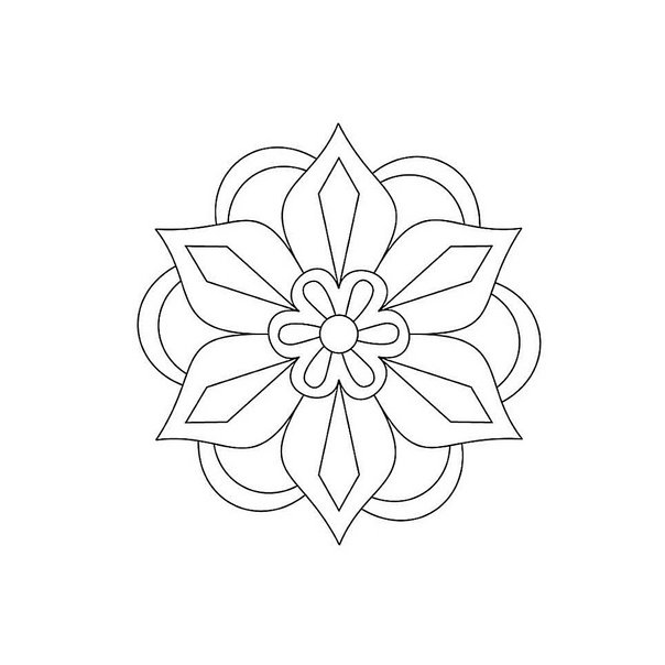 Шаблоны для рисования цветов