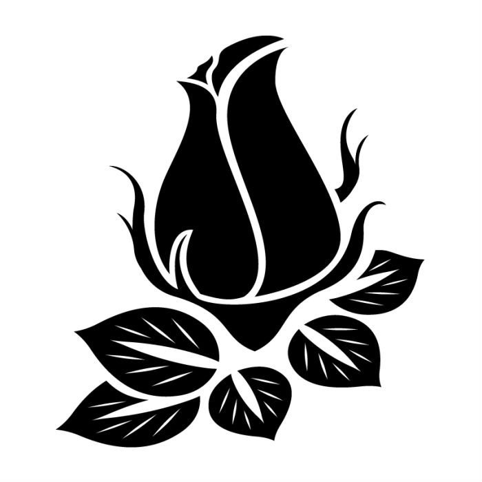 Трафарет "розы"