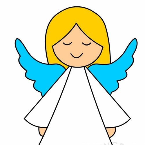 Трафарет ангела