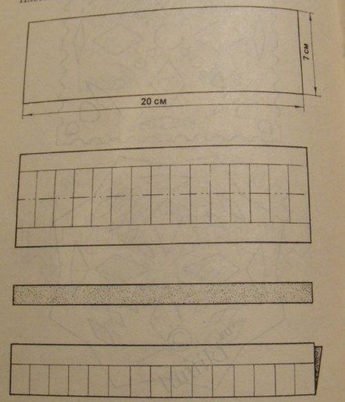 Трафарет для коврика из бумаги