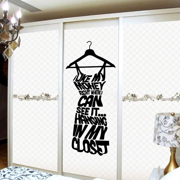 Интерьерные наклейки на шкаф