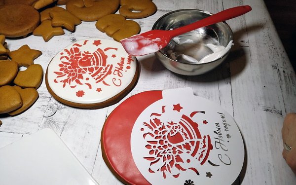 Трафареты для росписи пряников