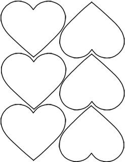 Сердечки разных размеров