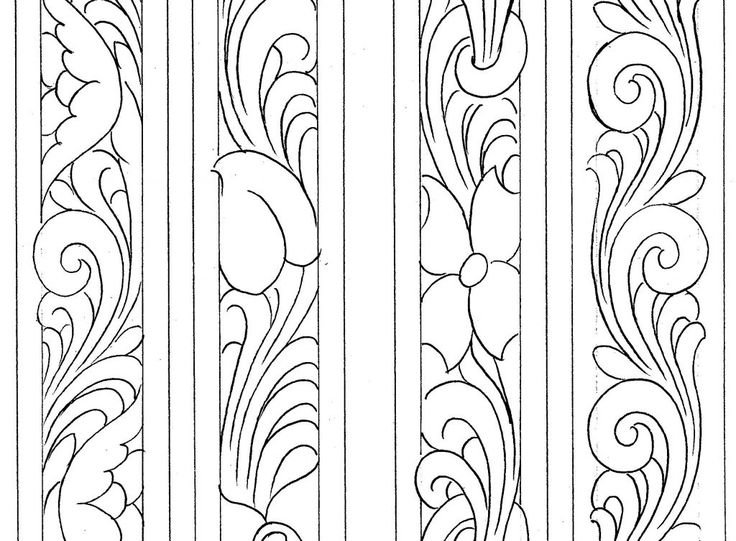 Узоры для резьбы по дереву