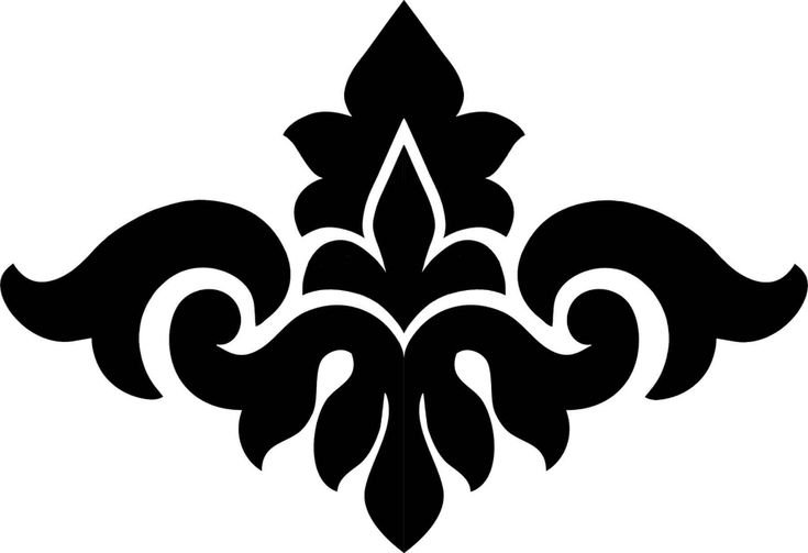 Крупные узоры