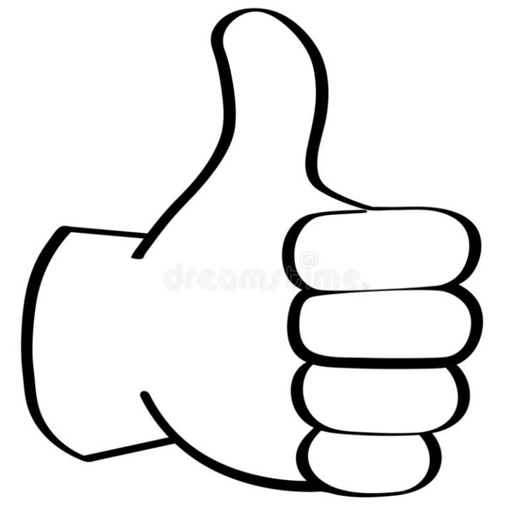 Кулак большой палец вверх