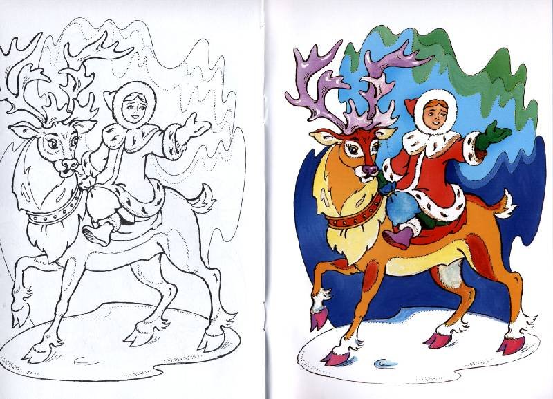 Рисунок по новогодней сказке