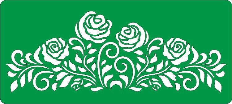 Трафарет "бордюр"