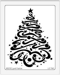 Елка шаблон для плоттера