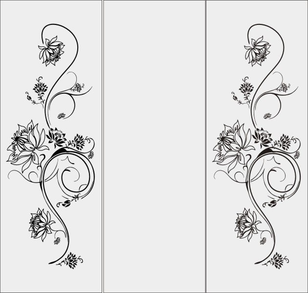 Узоры на двери