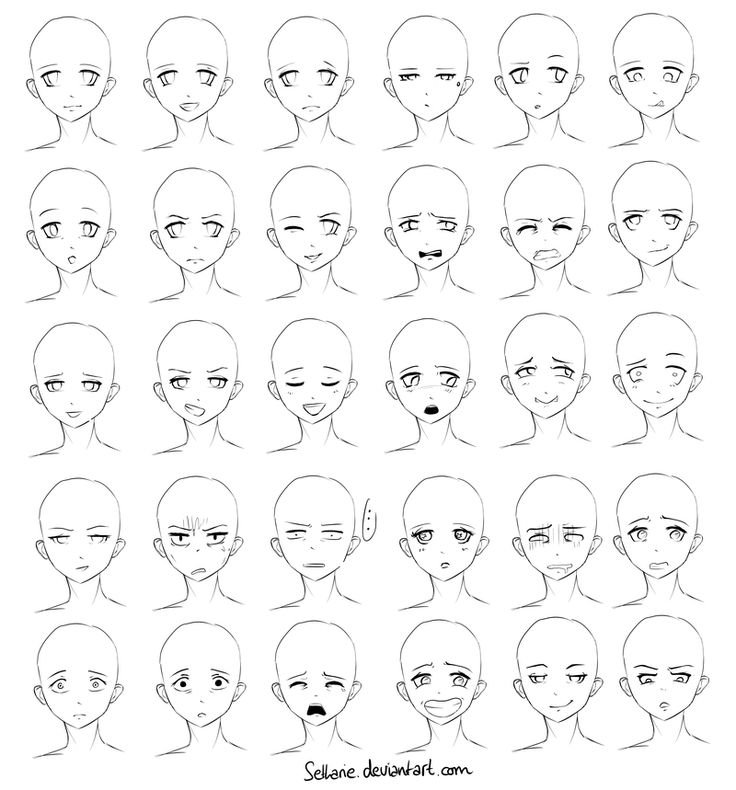 Форма головы для рисования