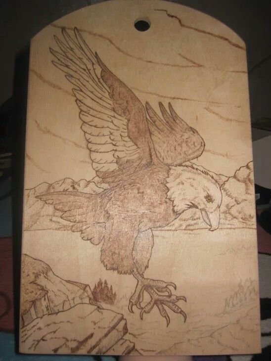 Выжигание на фанере