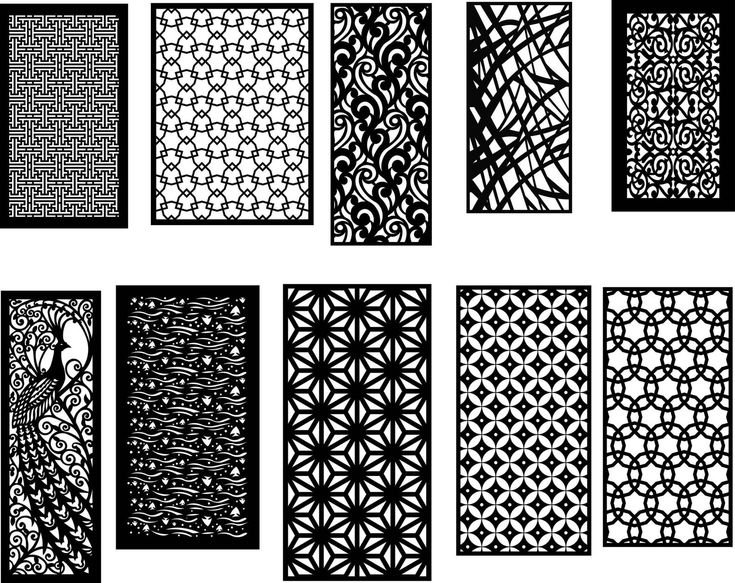 Геометрический узор для плазменной резки