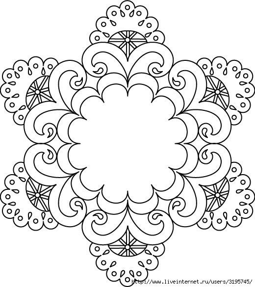 Точечная роспись трафареты