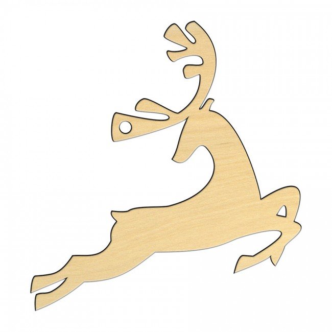 Деревянная заготовка олень
