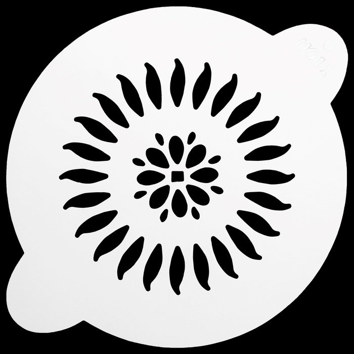 Тортик трафарет