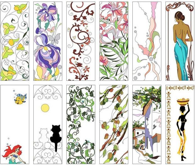 Узоры на двери