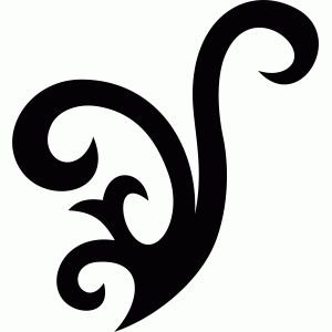 Трафарет вензеля