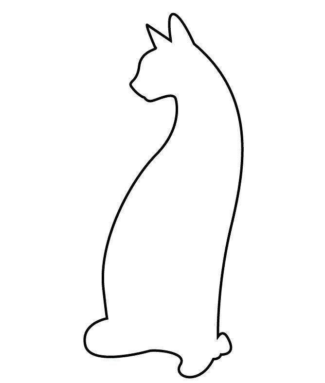 Контур кошки