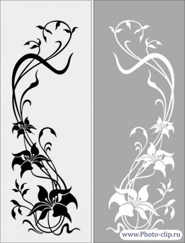 Трафарет на дверь