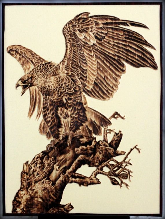 Эскизы для пирографии по дереву