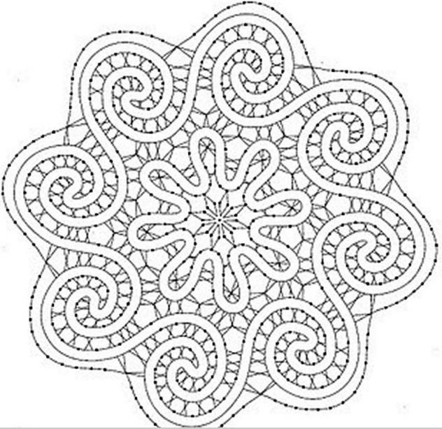 Вологодское кружево сколки орнамент