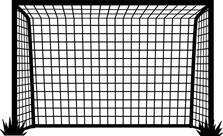 Футбольные ворота наклейки