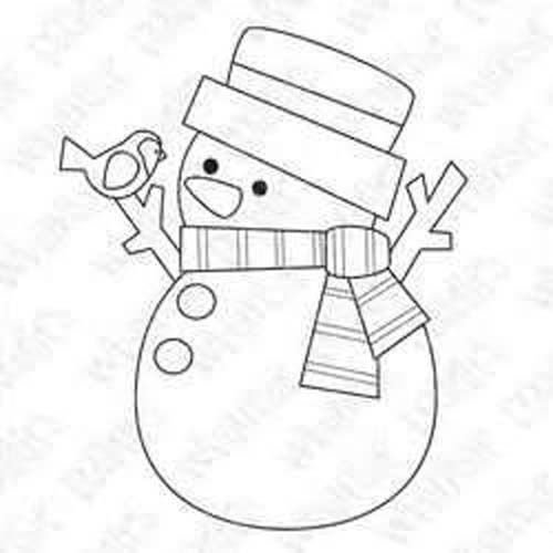 Снеговик из фетра шаблон