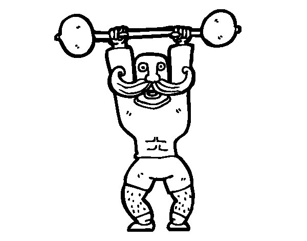 Нарисовать силача