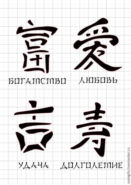 Иероглифы и их значение