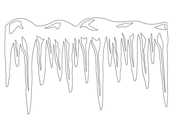 сосулки и снег на окно
