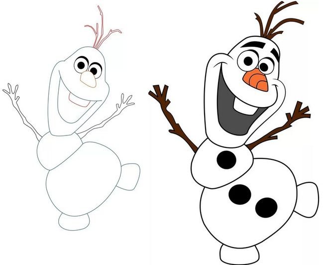 Холодное сердце Снеговик Олаф