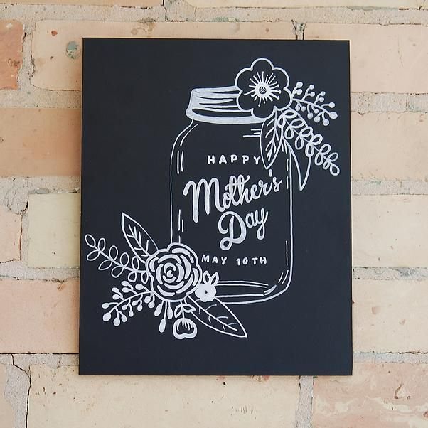 Надписи на меловой доске