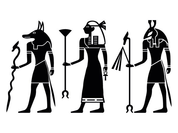 Древний Египет силуэты