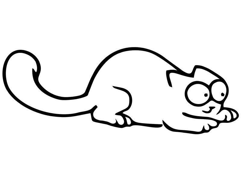 Наклейка - кот