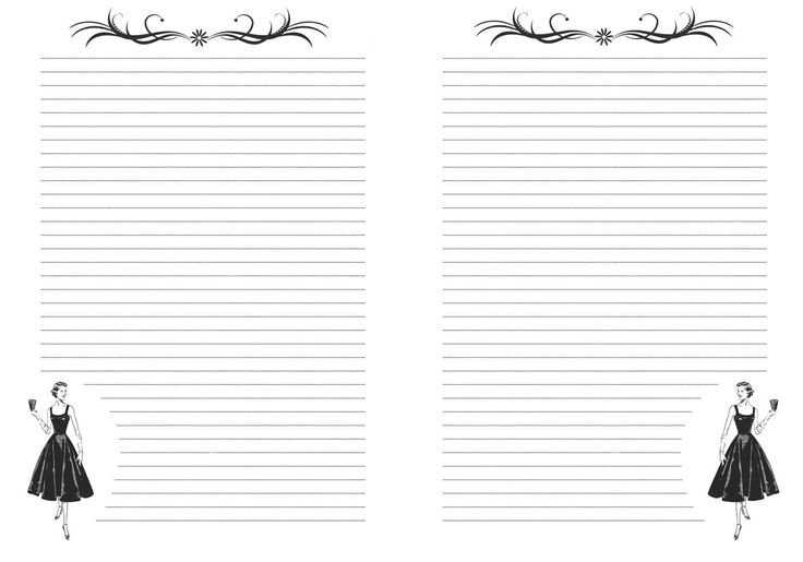 Блокнот листы для печати