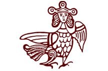 Древнерусский орнамент Сирин и алконост